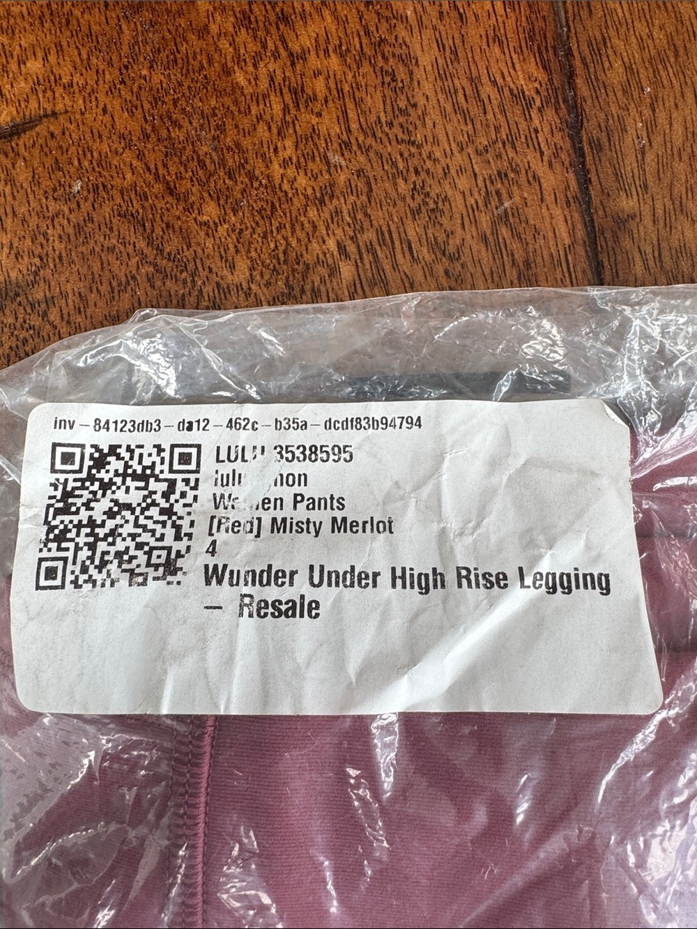 lululemon Wunder Under High-Rise Legging - Dusty Merlot